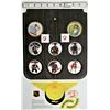 974  RARE New KELLOGGS Plastic Wall Frame/ NHL Picture Pucks Photos  Olympic Sports Photo Disks