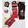 4 Pair New Hocket Socks NYI; Detroit; Team Canada(2)