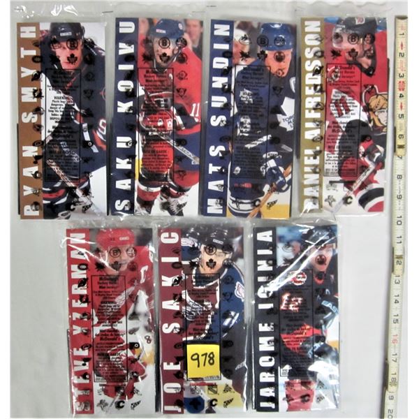 Set 7 New 2003 McDonalds HNL Hockey Jersey Set (Sealed)