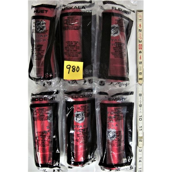 Set All 6 New 2008 McDonalds GOALIE STAR STICKS (Sealed Set)