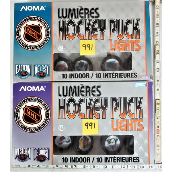 RARE plastic NOMA NHL Eastern + Western String 10 Indoor Lights