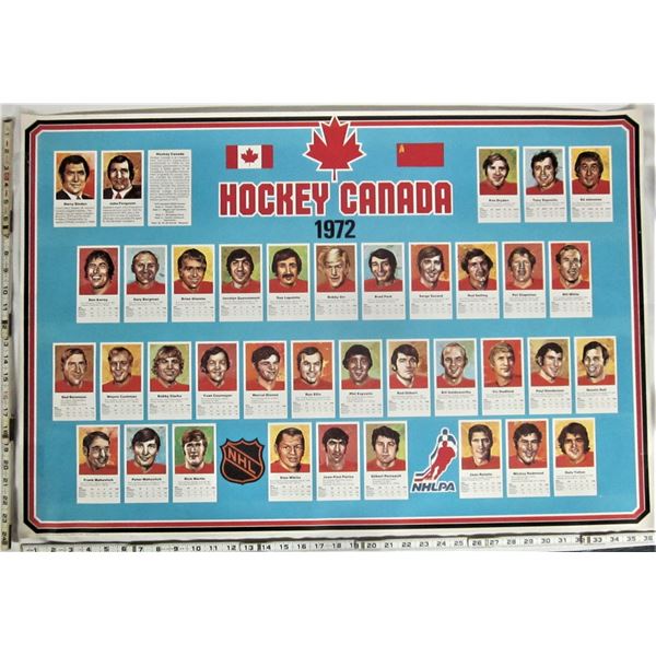 RARE 24' x 36" TEAM CANADA Hockey Poster