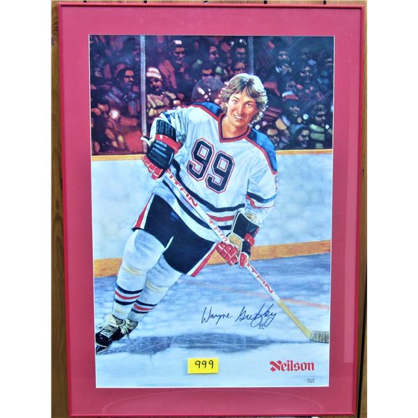 RARE 24" x 36" Neilson Edmonton Oilers #99 WAYNE GRETZKY Poster