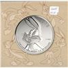 Image 2 : 2015 Bugs Bunny Silver $20. .9999 pure silver. Housed in folder of issue.