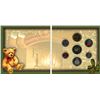 Image 1 : 2005 Season’s Greetings Colourized Set. 7-coin set includes colourized Teddy Bear in Red Stocking 25