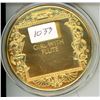 Image 2 : Ancient Greece Medals Series. Girl with Flute. Beautiful Gold-plated bronze medal measuring 50mm and