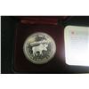 Image 2 : 1985 Parks Silver Dollar. Commemorates the 100th Anniversary of National Parks of Canada. Depicts a 