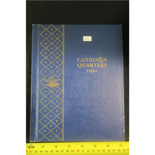 Canadian Collection of 25 Cents. Includes 8 silver coins 1957 to 1968 and 5 nickel coins 1968 to 197