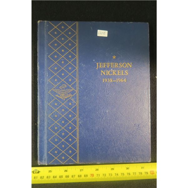 Complete Collection of 71 Jefferson Nickels 1938 to 1964D. Includes War Time Silver 5 cents. Coins g