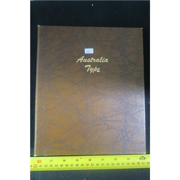 Australia Type Set Collection. 42 coins, includes half pennies, pennies, silver 3 pence, silver 6 pe