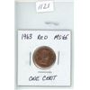 Image 1 : 1963 High grade one cent