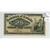 Image 1 : 1900 Shinplaster 25 cent note