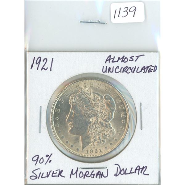 1921 Silver Morgan Dollar
