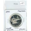 Image 1 : 1991 Frontenac  silver dollar