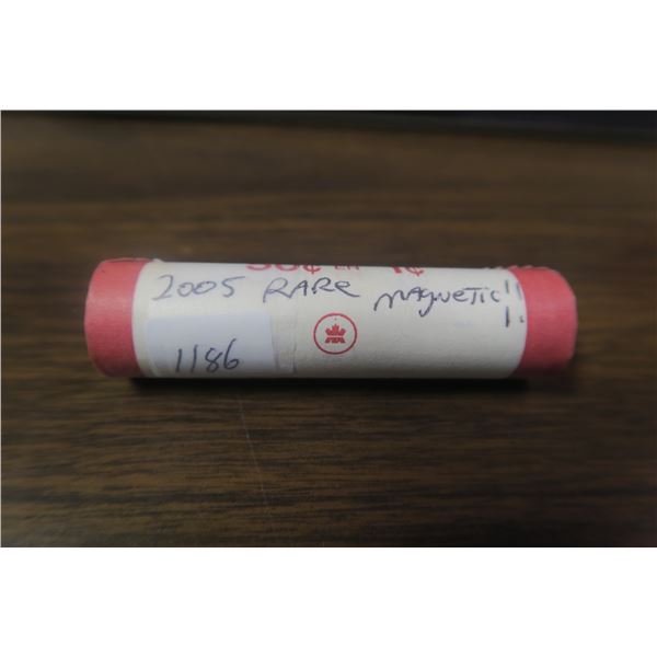 Mint Roll Canadian Pennies 2005 Magnetic