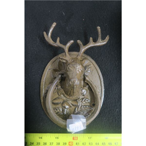 Iron Deer Door Knocker