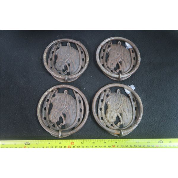 2 Iron Towel Racks / Hangers