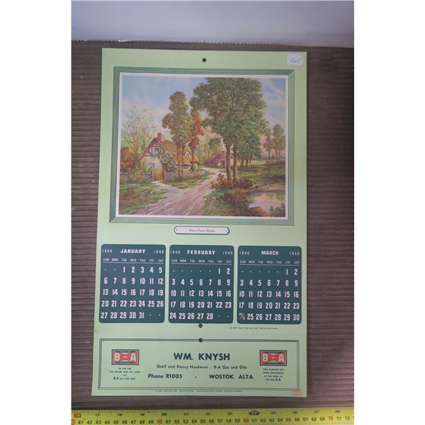BA Calander 1946