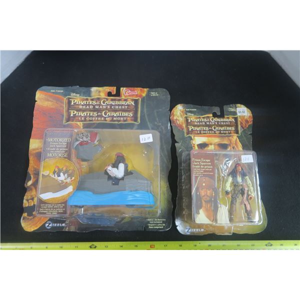 POTC Jack Sparrow Prison + Motorized Boat MIB