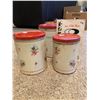Image 3 : vintage tin canister set