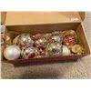 Image 1 : glass Christmas tree ornament set