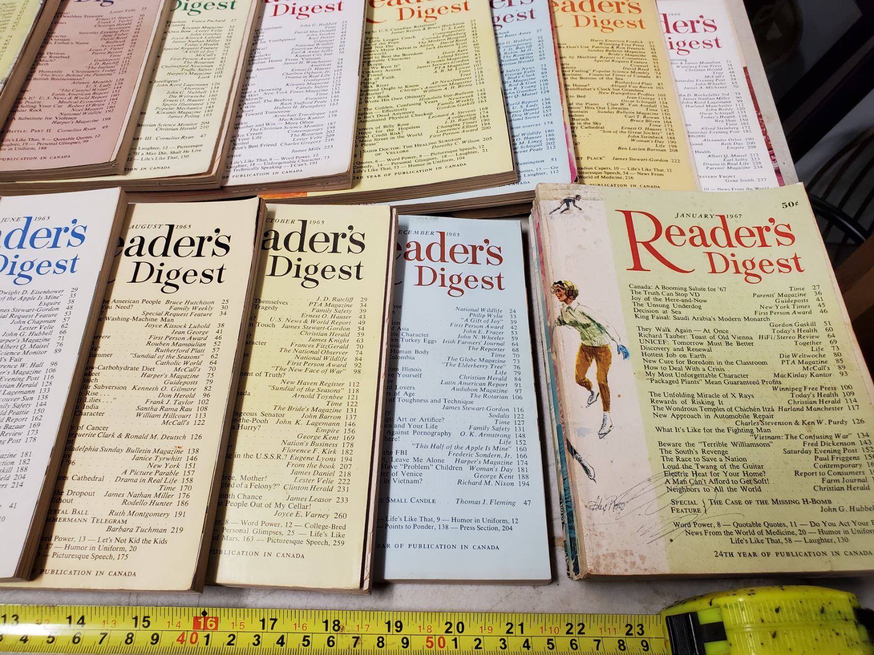 OLDER READER'S DIGESTS 1960'S