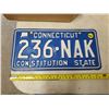 Image 1 : CONNECTICUT LICENSE PLATE