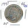 Image 2 : 1943 CAN Quarter Dollar (80% Silver)