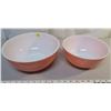 Image 1 : 2 PYREX Bowls (Coral)