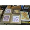 Image 1 : ASSORTED FRAMED PICTURES