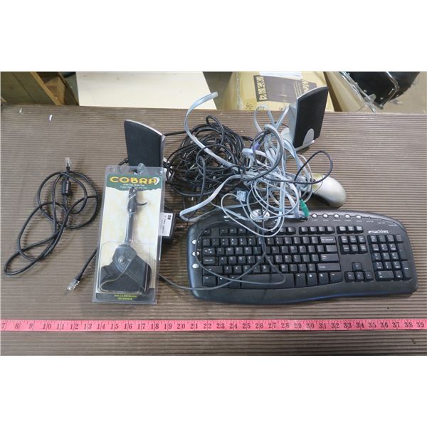 Bag of E-Machine Parts (Speakers Keyboard and Mouse)