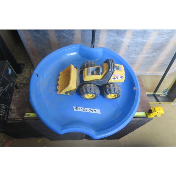 Snow Saucer And Little Tikes Payloader