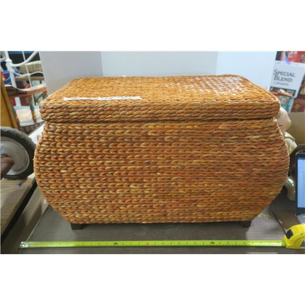 Wicker Storage Bench