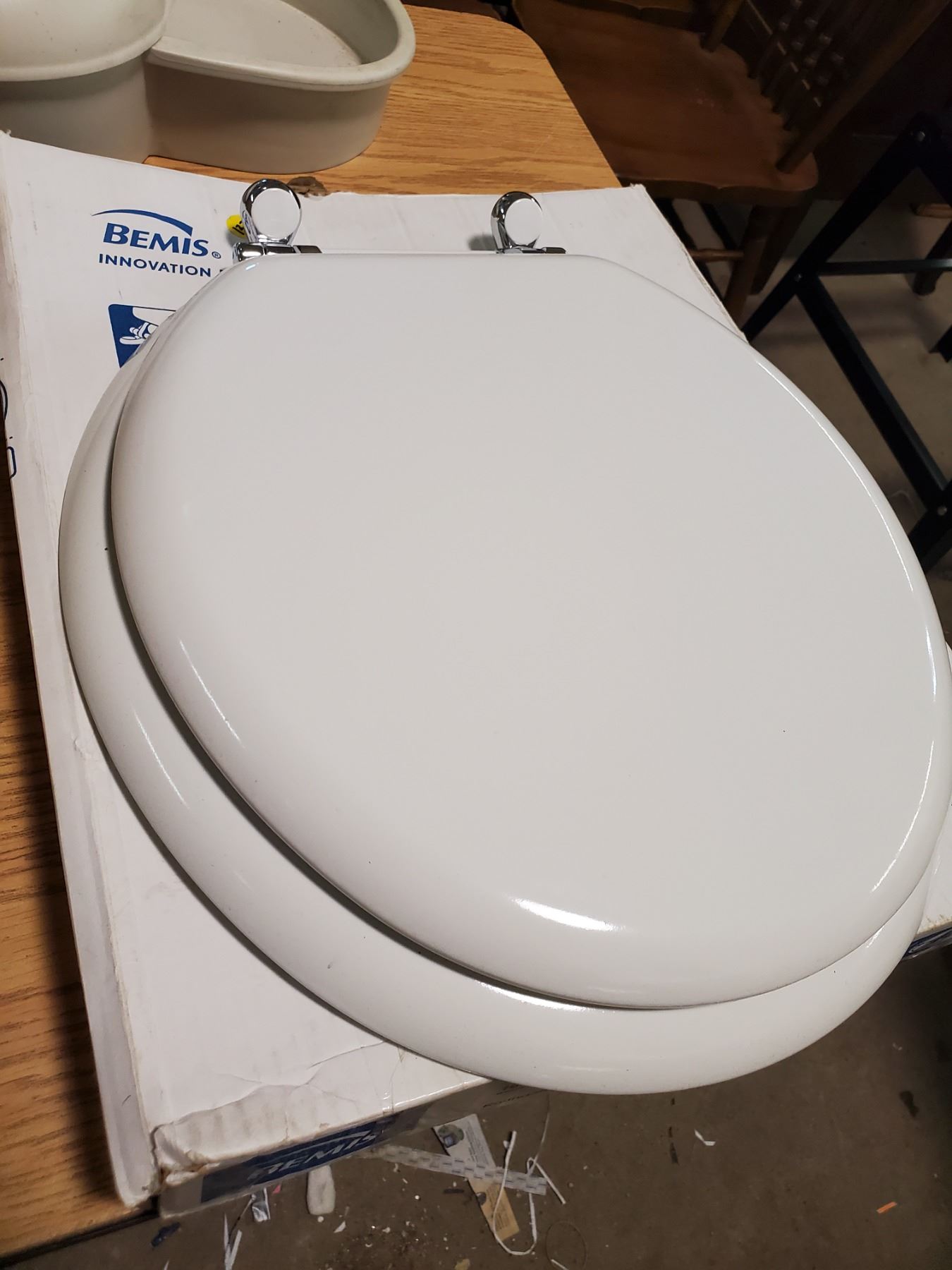 new toilet seat