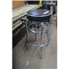 Image 2 : Chrome and Black Bar Stool