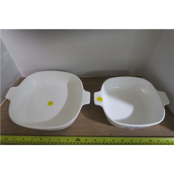 2 Corningware Dishes