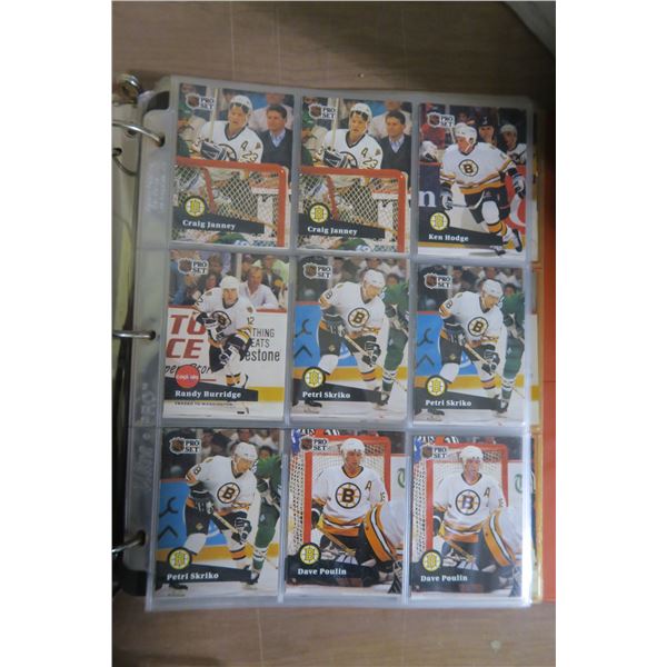 Binder of Hockey Cards
