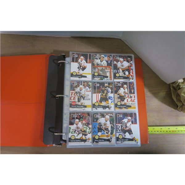Binder of Hockey Cards