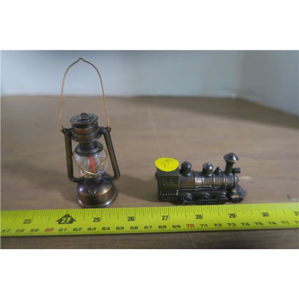 Train and Lantern Pencil Sharpeners