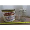 Image 1 : Rogers Golden Syrup Tin and Nickle Lidded Candy Jar