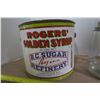 Image 2 : Rogers Golden Syrup Tin and Nickle Lidded Candy Jar