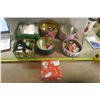 Image 1 : Collection of Xmas Tins With X Mas Knickknacks