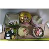 Image 2 : Collection of Xmas Tins With X Mas Knickknacks