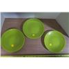 Image 2 : Set of 6 Green Plates