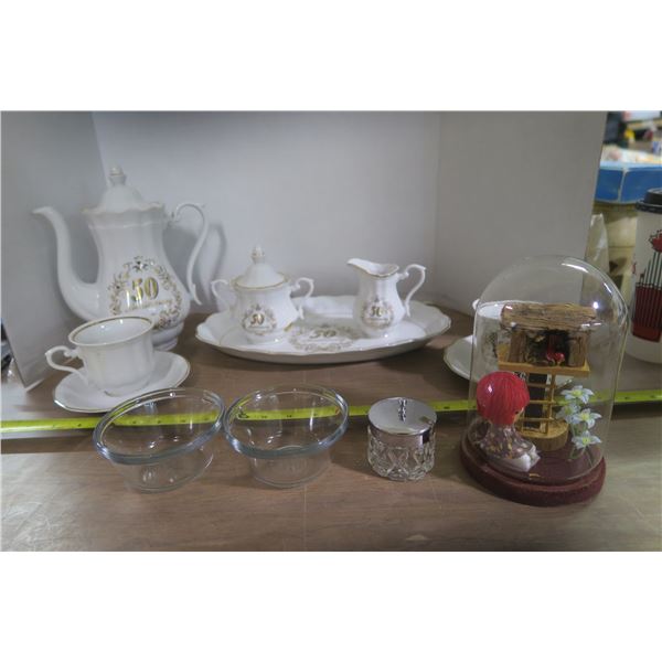Anniversary Tea Set + Knickknacks