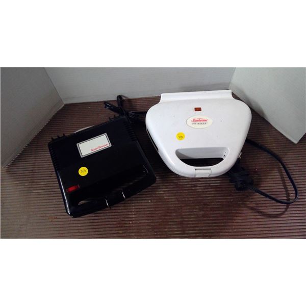 Pie maker and Super snacker sandwich maker