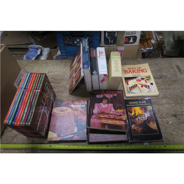 Large Collection of Cookbooks