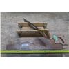 Image 1 : Miter Box and 2 Saws