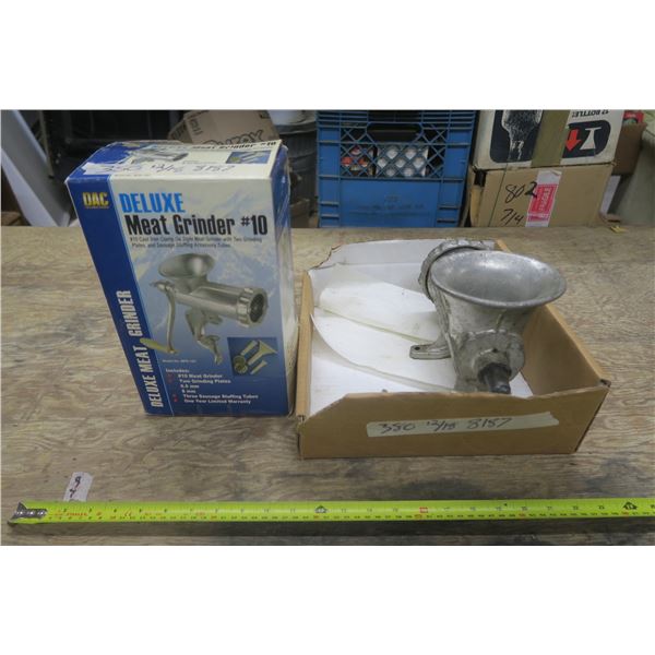 2 Meat Grinders 1 Is NIB