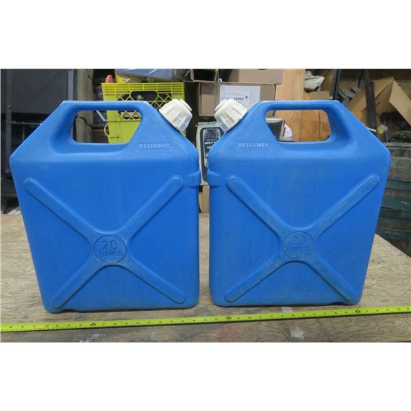 2 20L Water Jugs